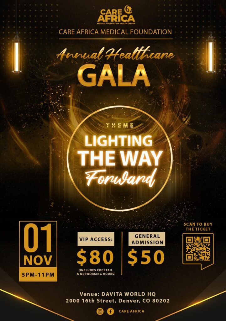 Annual Healthcare GALA poster