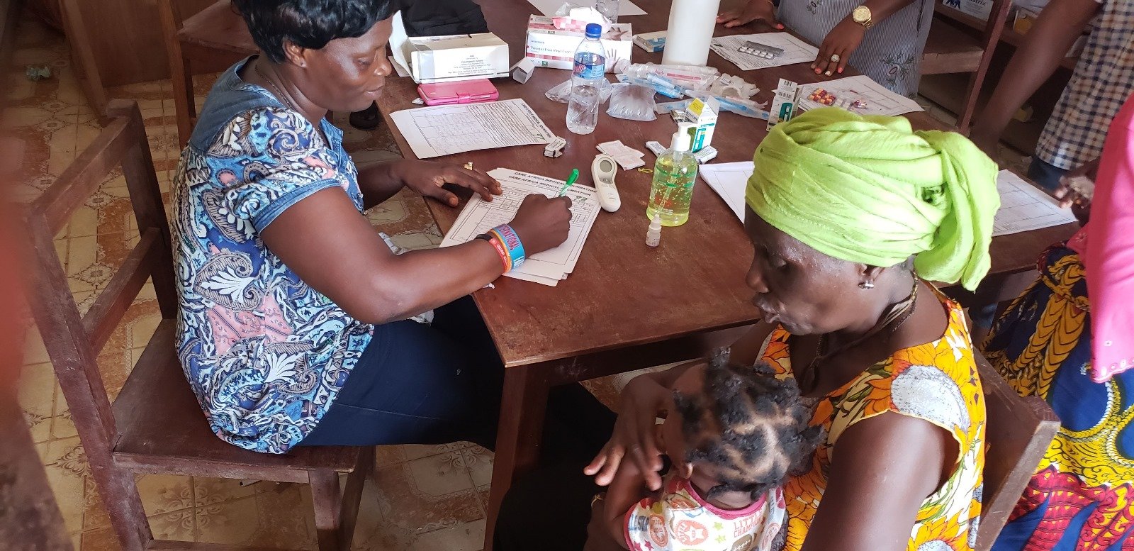 Attendees at the September 2019 free health fair